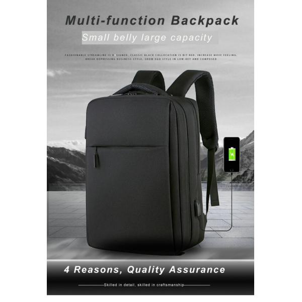Large Capacity Fashionable Laptop Bags , Scratch Resistant School Laptop Backpack