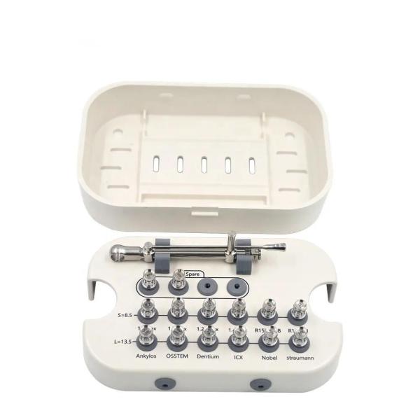 Dental Torque Implant Wrench Prosthetic Kit Hex Fixture Screw Repair Tools Plastic