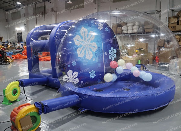Toile de fond personnalisée de 10 pieds, taille humaine, en PVC, grande bulle gonflable géante, maison gonflable, boule à neige gonflable pour la décoration de Noël