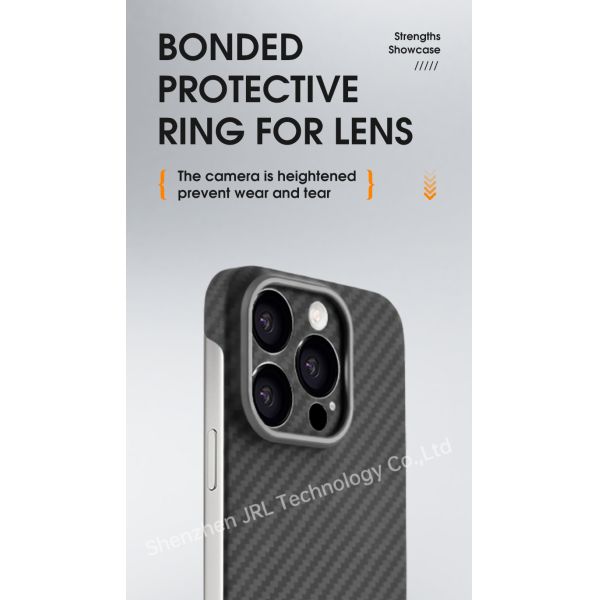 Customized Cutouts Magnetic Design Aramid Fiber Phone Case For iPhone 17 Pro Max