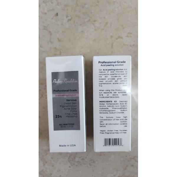 OEM Peeling Solution Face Skin Exfoliating Serum