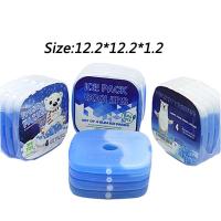 o ajuste 130ml & o gelo magro do almoço dos refrigeradores frescos frescos embalam duramente sacos de gelo materiais plásticos