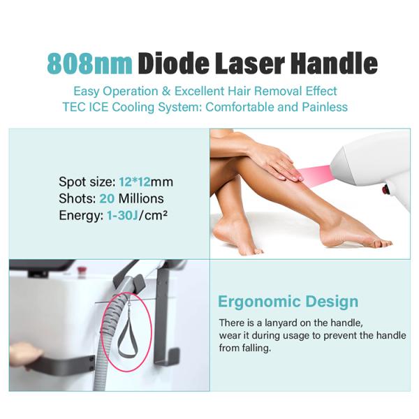2025 High Quality Fast Hair Removal Ice 808nm Diode-lasersings Hair Removal Machine for Salon