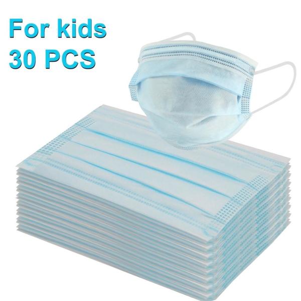 3D Foldable  Kids Medical Face Mask Anti Pollution Soft Material Skin Friendly
