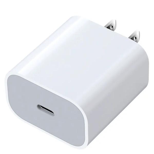 2-Pin USB-C Wall Charger – Compact AC Power Adapter with Type-C Output, 30W Fast Charging for Phone, Tablet, Camera