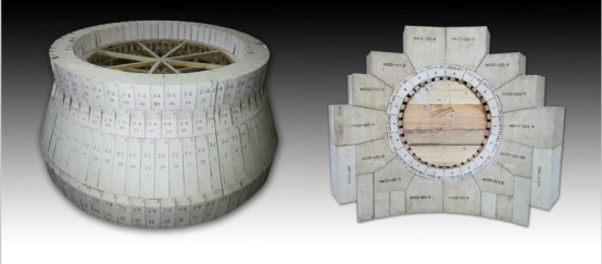 Customized High Alumina Refractory Bricks For Steel Infrastructure blast furnace Alumina Silica Refractory Brick