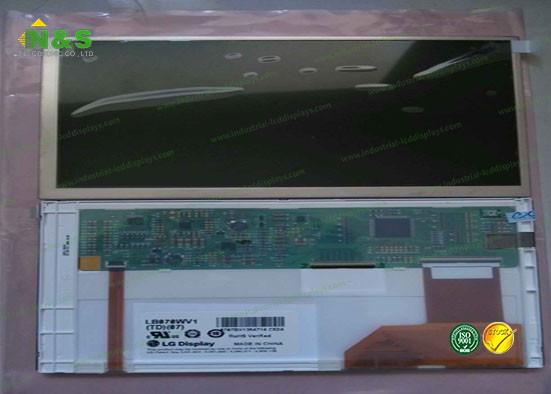 Wide Temperature 7.0 Inch LG LCD Panel Long Backlight Life LB070WV1-TD07