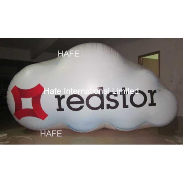 5 M logotipo largo flotante al aire libre de la durabilidad de la prenda impermeable del globo de la publicidad de 8 M afuera