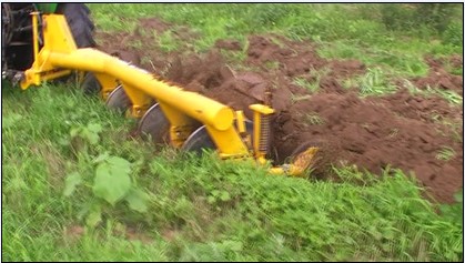 Pipe disc plough