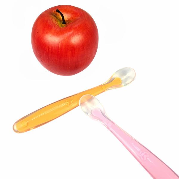Baby Spoon Silicone Baby Products Nitrosamine Free Innovative Lovely Shape Design