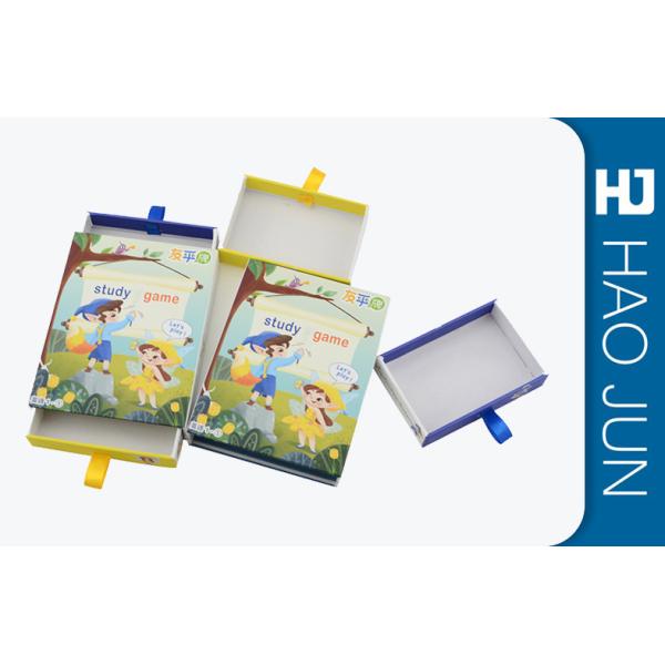 Handmade Cardboard Gift Boxes Coating Paper For Children Study Books