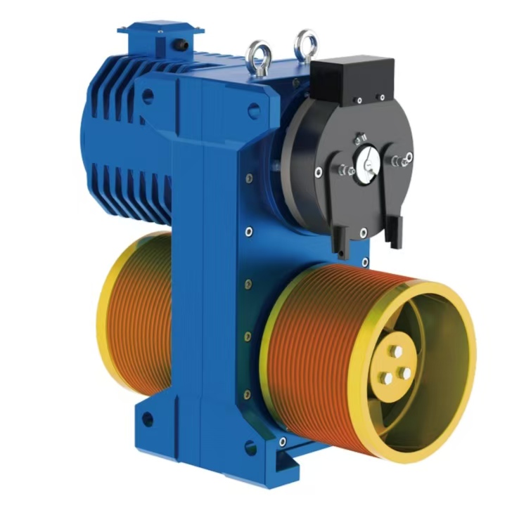 Elevator Permanent Magnet Synchronous Positive Drive Machine Elevator Traction Machine