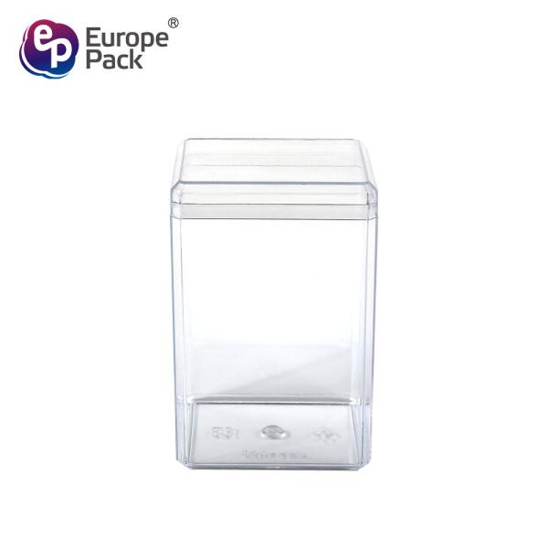 Wholesale plastic food storage cookie and candy container transparent round sealable jars with lid baked goods packaging