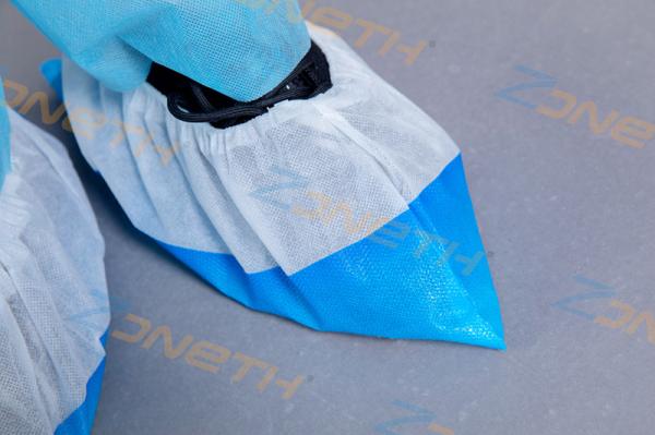 Waterproof CPE PP Anti Slip Disposable Plastic Foot Covers