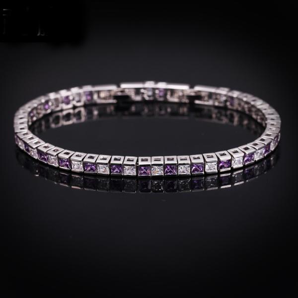Fashion Bangle  AAAA Cz Gold Silver color Wedding Bracelet bangle for women Fashion accessaries