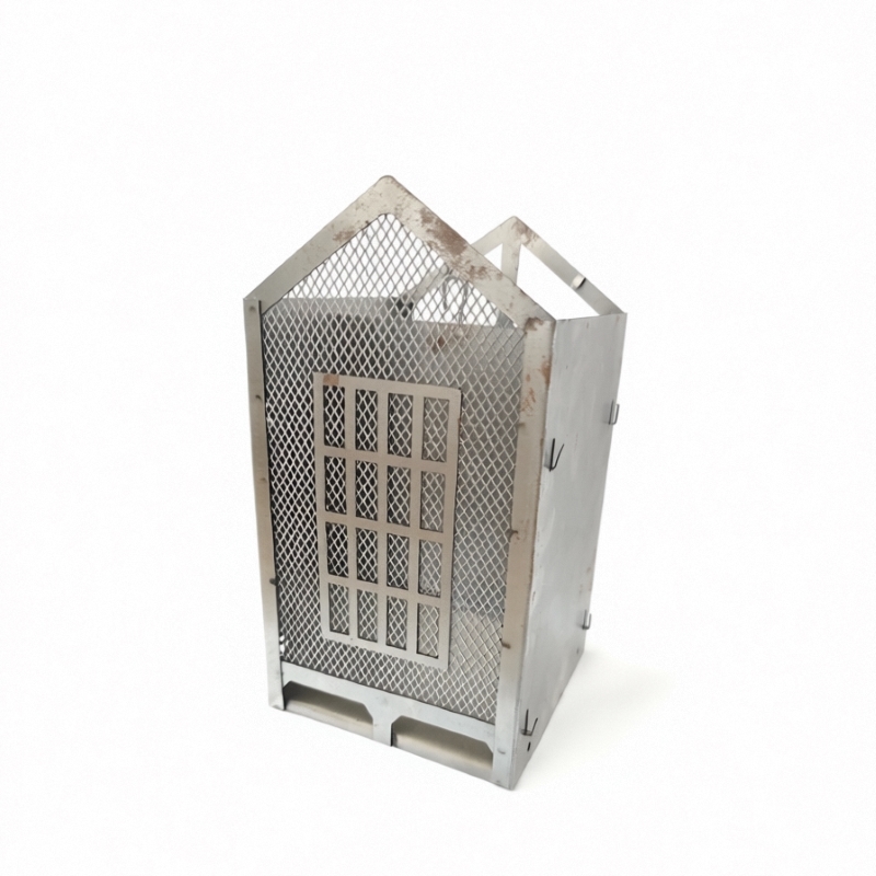 Mirror Frame Metal Lantern Outdoor Indoor Lighting Fixture for Garden Patio Pathway