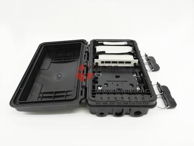 FTTH Distribution Fiber Cable Joint Box Waterproof  8 Cores With LGX Module