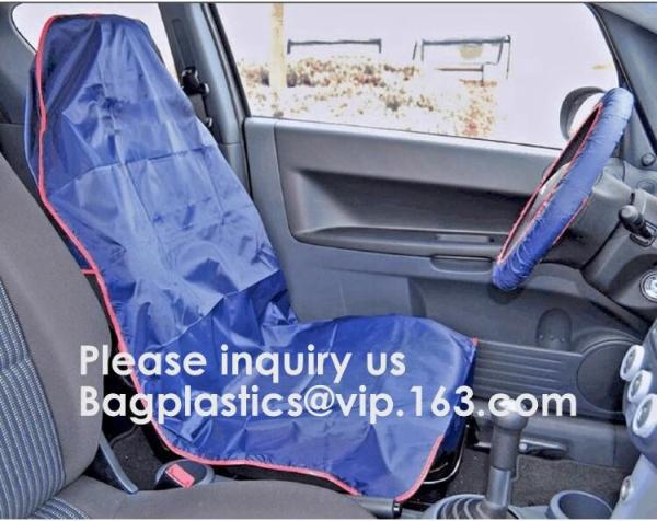 Polyester Durable Nylon Van Vehicle Waterproof Car Seat Cover Protector, Front Seat Cover for Universal Car Seat