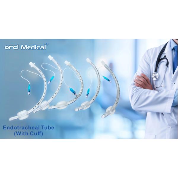 Surgical Airway Protection Medical Standard PVC Single Use Cuffed Or Uncuffed Endotracheal Tube Supplier With CE/ISO