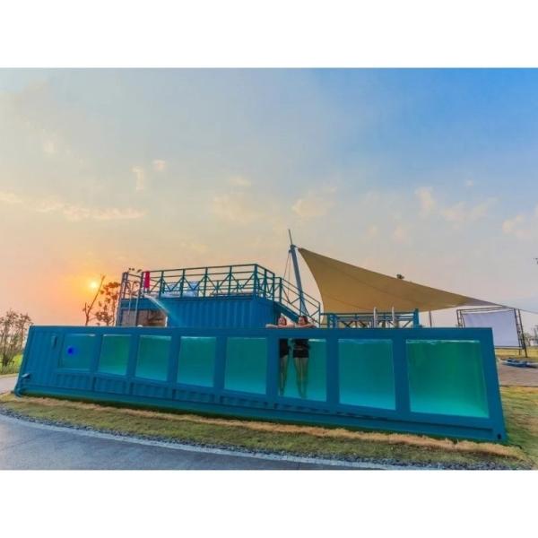 20ft 40ft над земным Prefab бассейном контейнера для перевозок