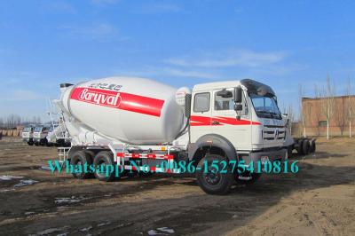 2638 condução à direita concreta brandnew do caminhão do misturador do trânsito do Benz 6x6 10cbm de 380hp Beiben Mercedes opcional