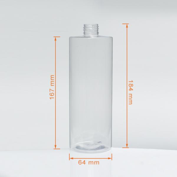 24/410 Neck PET Plastic Pump Bottle For Recyclable Transparent Body Lotion
