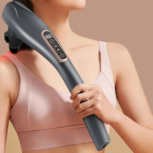 Pulse Cervical Massager Wireless Body Back Massage Stick Muscle Recovery Massager