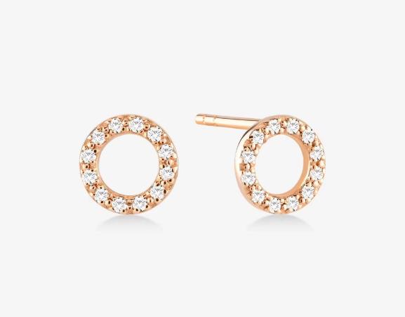 18K золотые 925 серебряные классические серьги для девочек Модный аксессуар