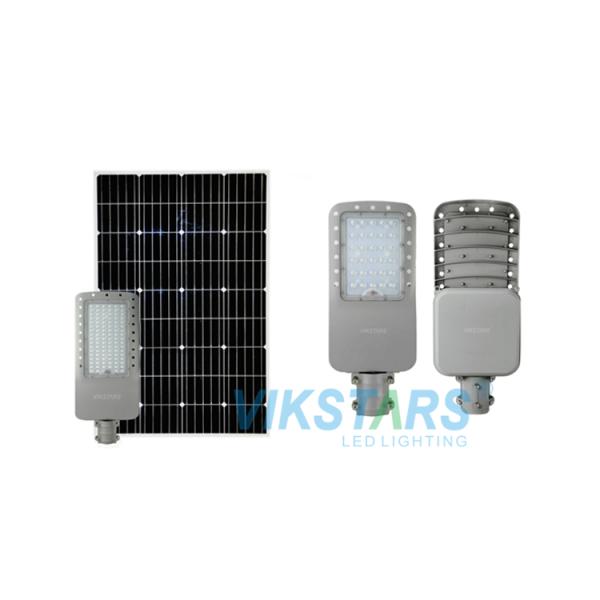 Polysilicon Solar Panel Solar Street Lights 6500K Cold White Die Casting Alu PC Materials