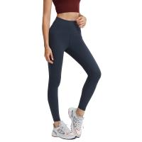 Haut pantalon serré de yoga de Waisted pour le fabricant Supply de femmes