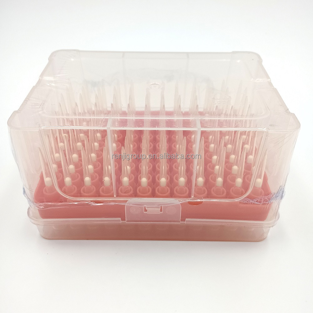 Disposable Lab Consumables DNase RNase Free 50ul Filter Pipette Tips