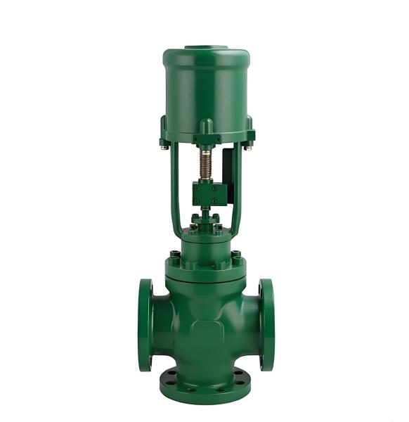 Stainless Steel Electric 3-Way Regulating Control Valve 220V Shut-Off Opening Function High Temperature OEM Customizable