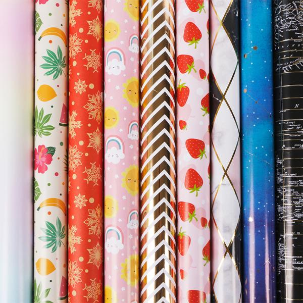 Перерабатываемые подарочные оберточные листы для дней рождения Идеально подходят для декорации коробок и детей