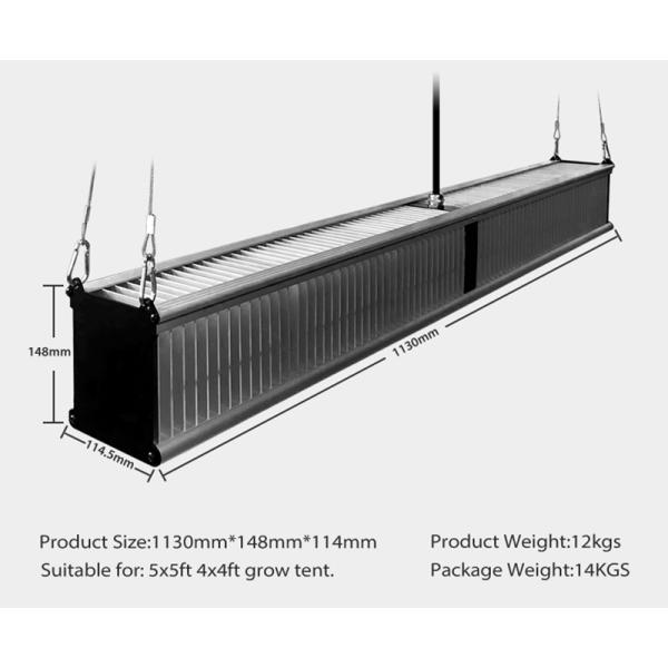TL650 PAR 1755umol/S Greenhouse Led Grow Lights 630W For Veg / Flower