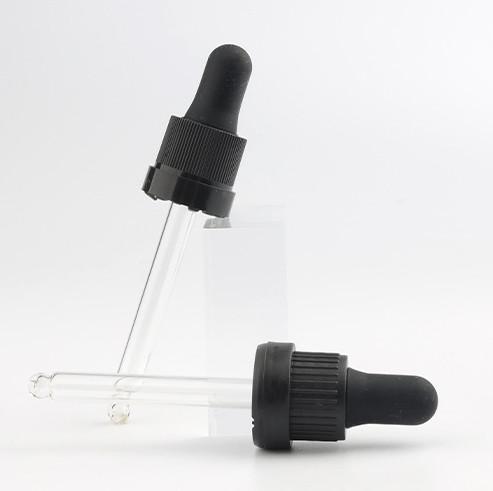 Black Anti Theft Burette 18 410 Plastic Bottle Dropper For Fine Oil