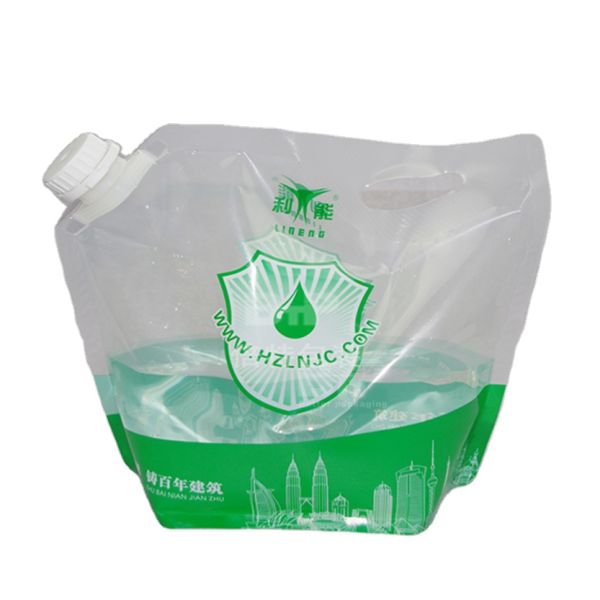 Customized Detergent Liquid Spout Pouch Liquid Packaging Plastic Bag for Laundry Detergent Packaging