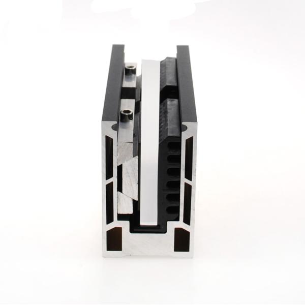 6m U Channel 6063 Aluminum Extrusion Framing , Balcony Glass Door Metal Frame