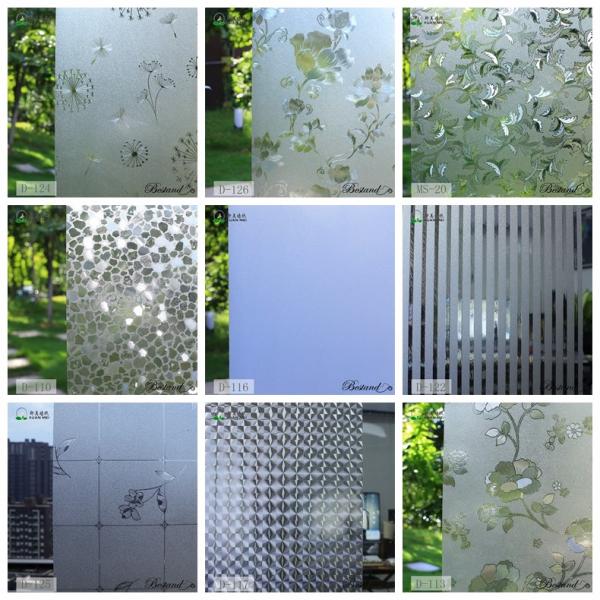Decorative Privacy Window Film for Glass Stickers Removable Static Cling Film