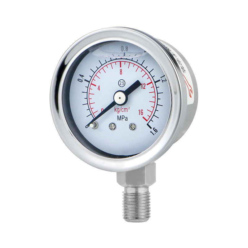 Small Mini Pressure Gauge 0.25-40mpa M10*1 Threaded Connection for Hydraulic Gas Control
