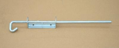 Commercial Metal Door Flush Bolt / Simple Shoot Bolt Locks For Doors 12'' 16''