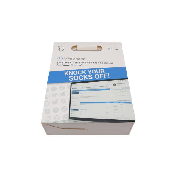 300GSM White Cardboard Paper Electronic Product Packaging Box With Handle