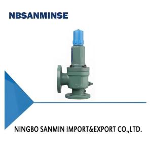Iron Pneumatic Solenoid Safety Valve 35bar Pressure