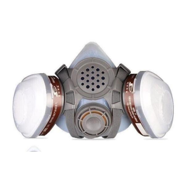 Silicone Half Mask Respirator with Bayonet Connection for Anti Gas Spray and Chemical Handling