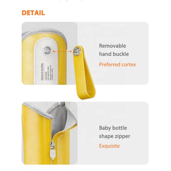 Car Travel Milk Portable Travel Bottle Warmer 5V Five Speeds