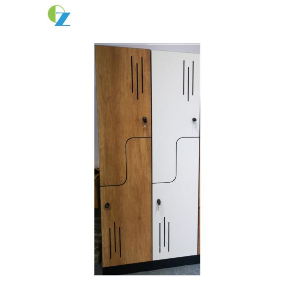 Двери формы дизайна z Elegent дуб деревянного материального шкафчика новой белый & естественный