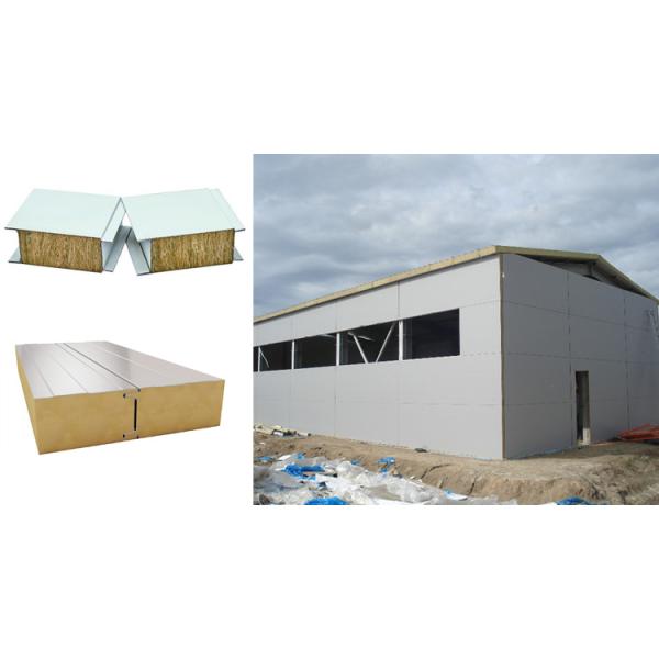 Уменьшение шума Изоляционная панель из каменной шерсти для толщины стали 0,4 - 0,8 мм