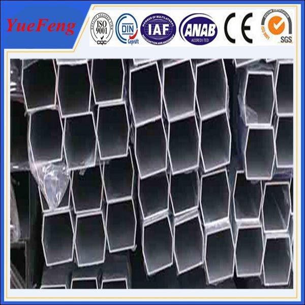 Hot! OEM aluminum tube thin/ 6063 aluminum alloy tube, customized octagonal aluminum tubes
