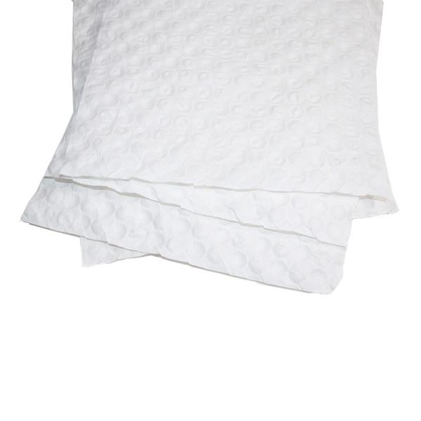 Eco Friendly White Kraft Paper Bubble Wrap Packaging Flexible Lightweight OEM Bubble Pressing Paper Sheet Bubble Paper Sheet