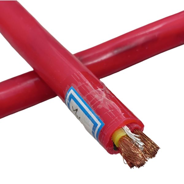 Cable de goma de silicona ignífuga de 0,6 kV, cable eléctrico flexible, larga vida útil
