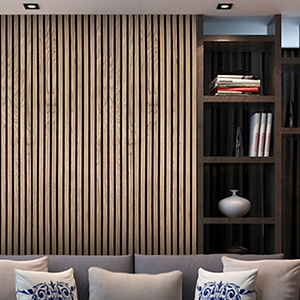 Fast Installation Wood Slat Acoustic Panels For Office Studio Easy Maintenance